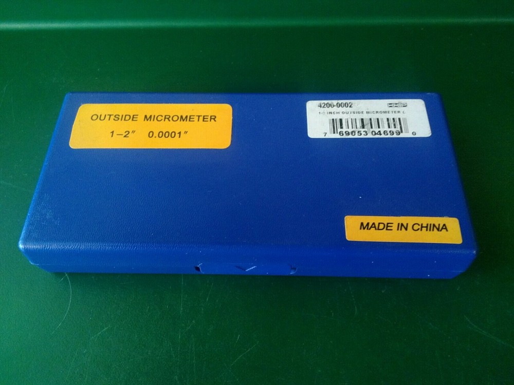 Outside Micrometer 2-3" .0001" Graduation W/Carbide Tips