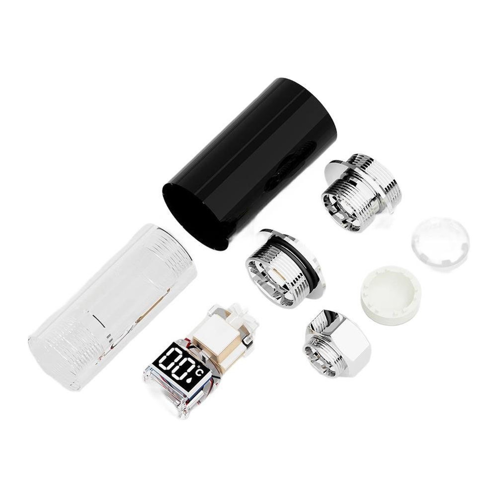 Color-Coded Indicator Digital Display Shower Head Water Temperature Meter