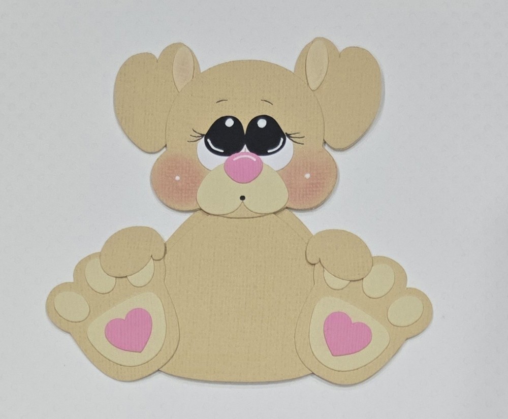 Baby Bunny. Scrapbook, Card making Paper Piecing