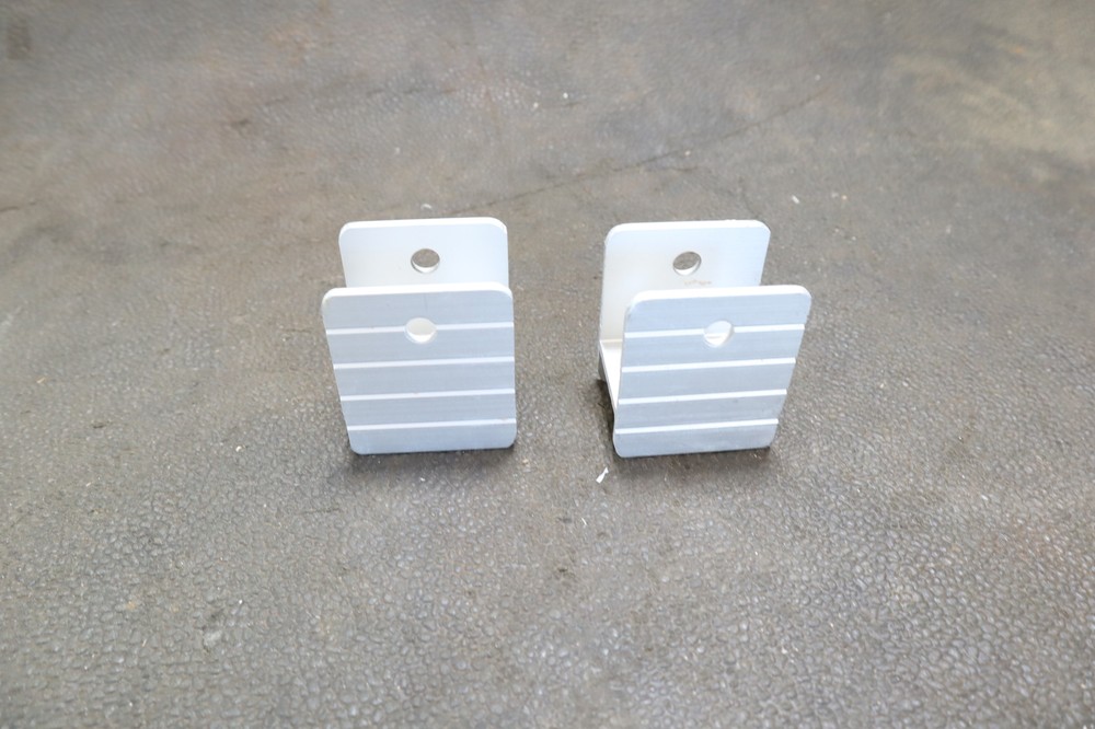 NOS - BENTLEY PONTOON 1-1/4" BIMINI FRAME H BRACKETS (2 COUNT)