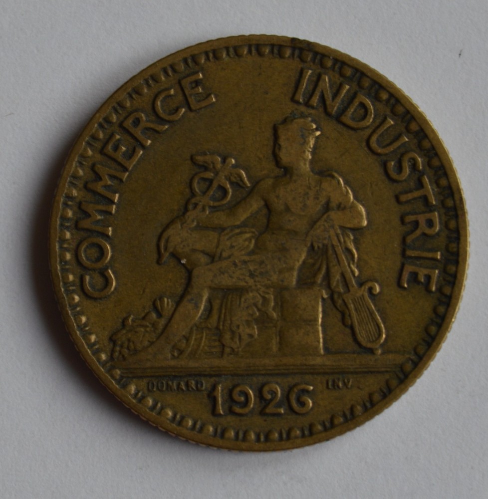 1926 Commerce Industrie 2 Francs Coin