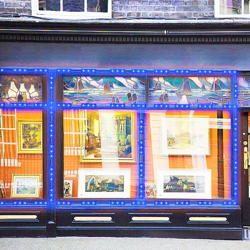 LED Window Store Front Lights Module 10~200ft Strips with power supply+Remote US