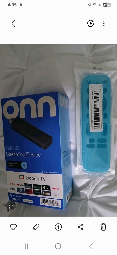 Onn Stick Fully Programmed Lots Sports With New Remote Protector