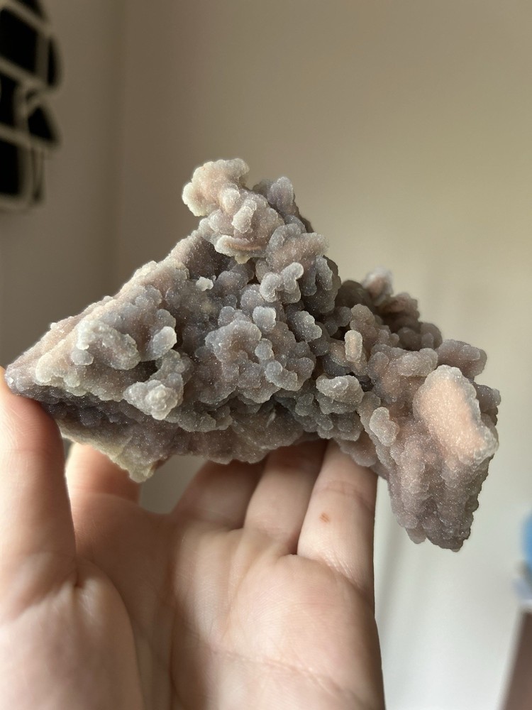Grape Agate Botryoidal Chalcedony Cluster – Sparkling Druzy Quartz