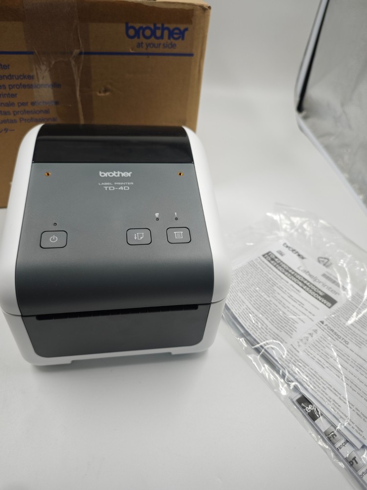 Brother TD-4D Thermal Label Printer Shipping Barcode USB