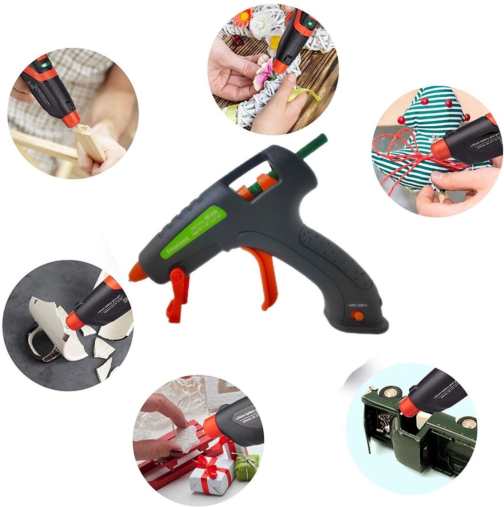 30W USB-C Glue Gun with Fast Heating & Precision Nozzle - Includes Glue Sticks