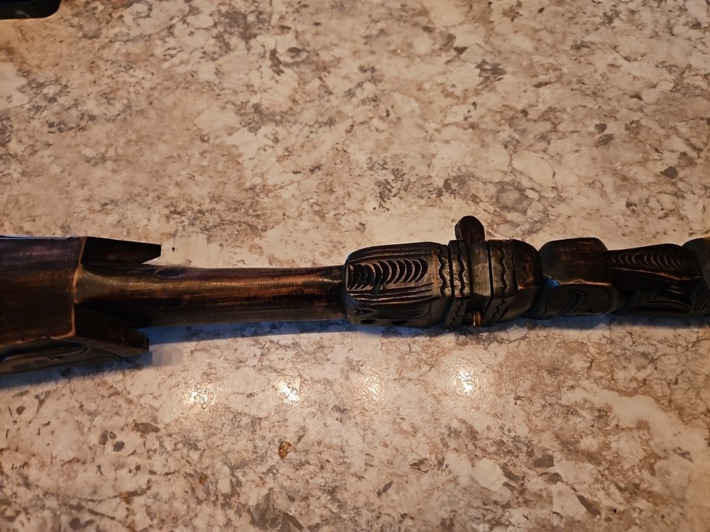 Hasapi Lute wood 2 string musical instrument