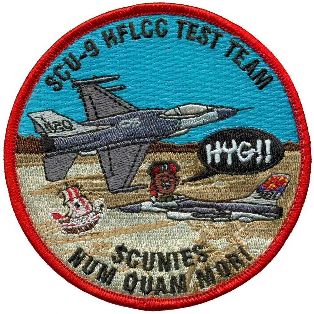 USAF 416th FLIGHT TEST SQUADRON F-16 HYBRID FLIGHT CONTROL COMPUTER TEST PATCH