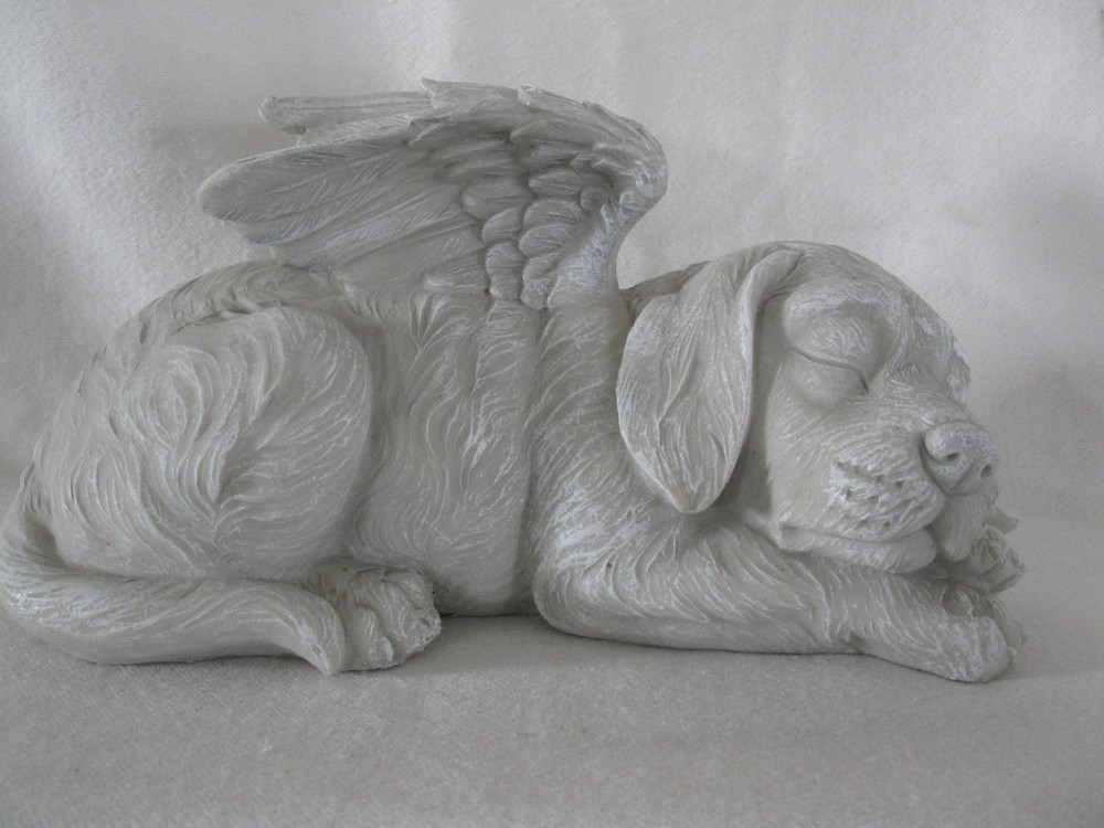 Rainbow Bridge Dog Angel Statue