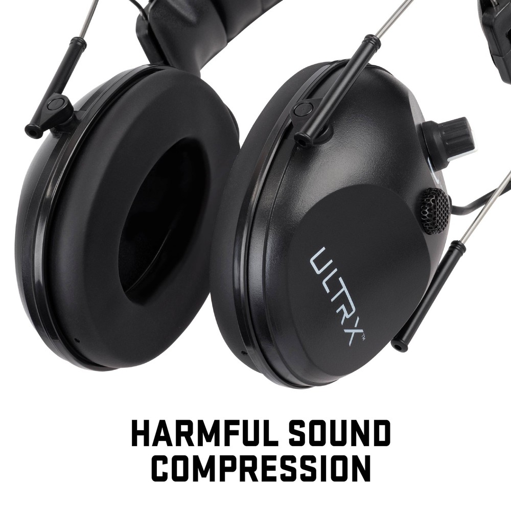 ULTRX™ Electronic Earmuff, Black