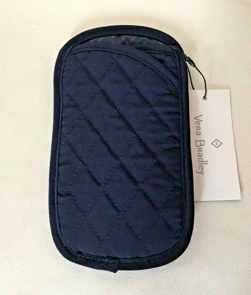 Vera Bradley ~"Classic Navy" ~ Soft ~ Double ~ Eyeglasses Case ~ NWT
