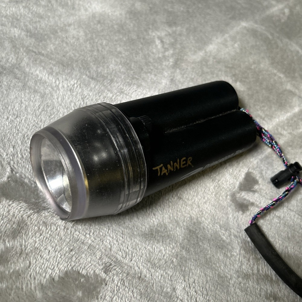 Princeton Tec 400 Dive Light Black For Parts Untested