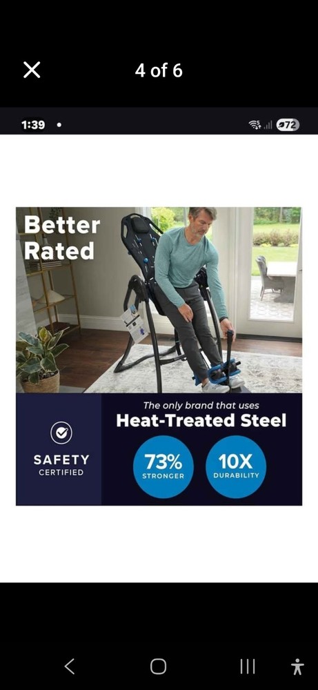 Teeter LX9 FitSpine Inversion Table with Back Pain Relief kit