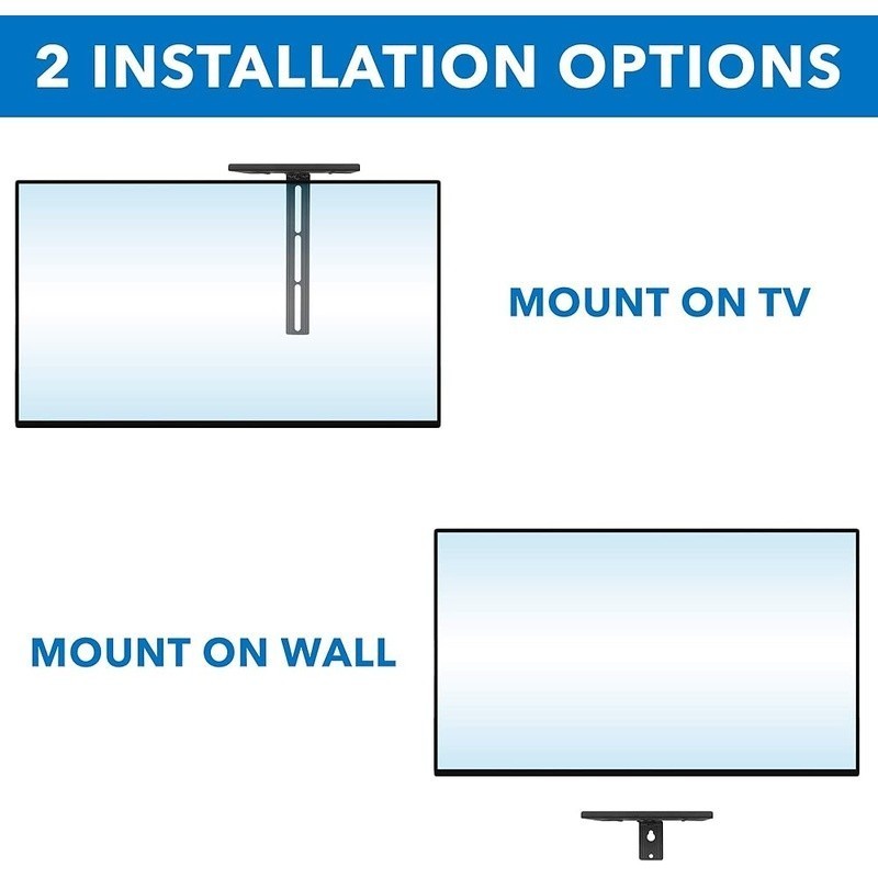 Compact Wall Mount Floating Shelf TV Electronics Gaming Router Storage New