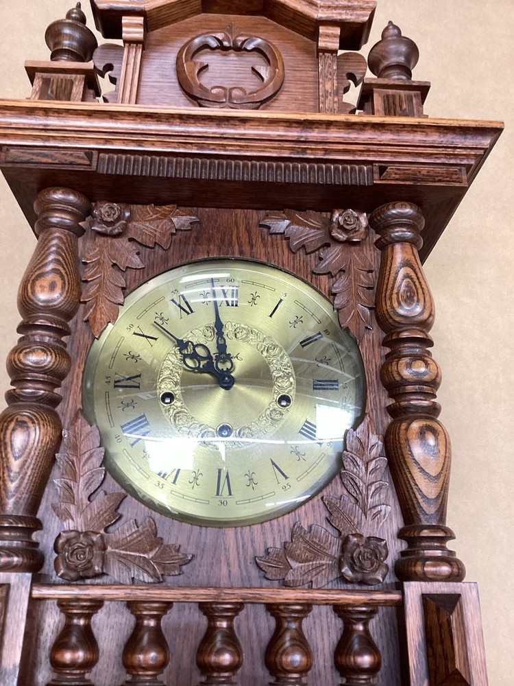 Fauch vintage German triple chime clock