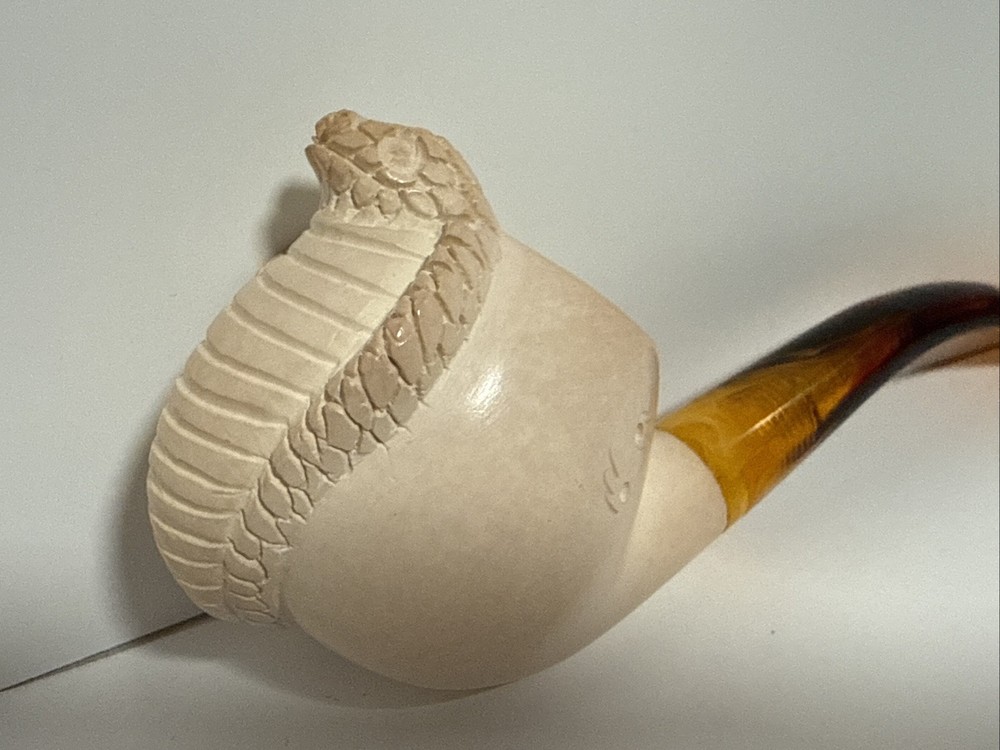 Meerschaum Pipe - SNAKE/Read