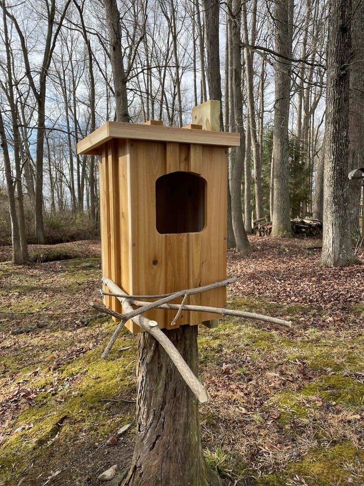 Cedar Barred Owl Nest Box Unfinished