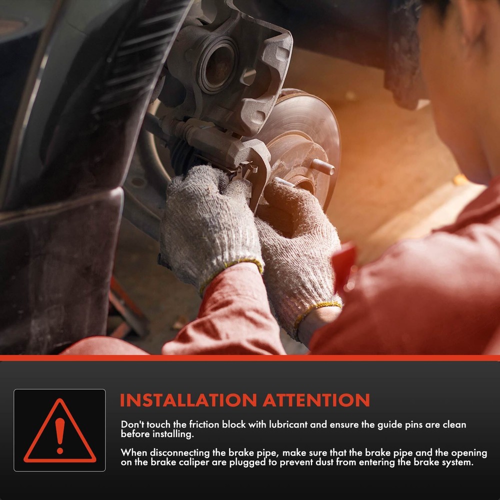 2x Front Left & Right Side Disc Brake Caliper w/Bracket for Dodge Durango 2003