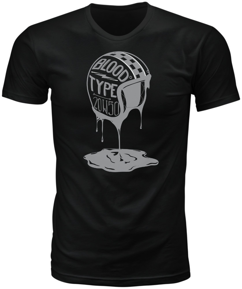BLOOD TYPE TEE BLACK SM