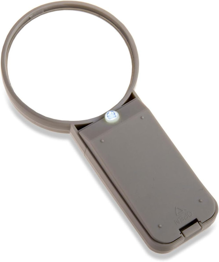 4X Hand Held 3.0'' Aspheric LED Lighted Magnifier