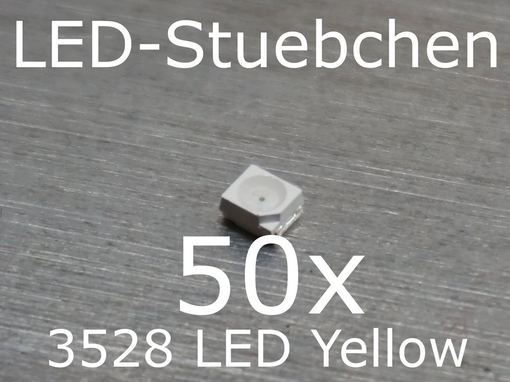 50x 3528 LED Gelb