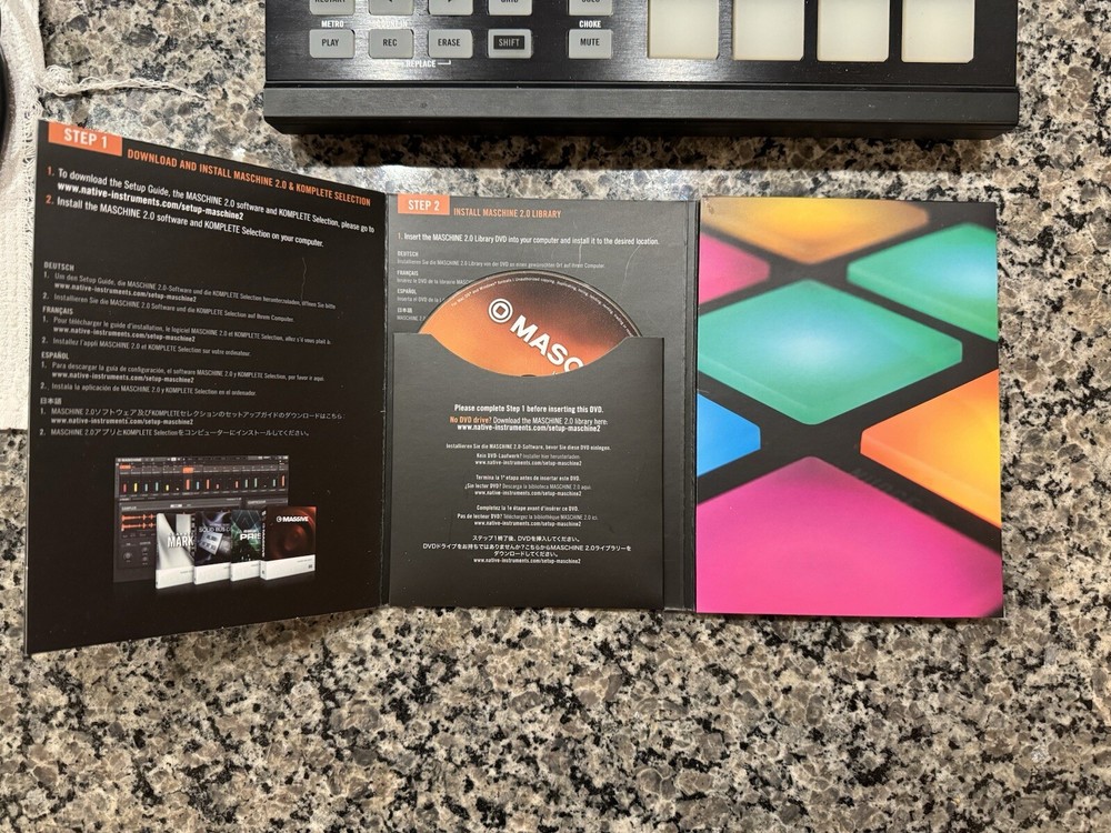 MIDI Controller - Maschine Mikro MK2 Native Instruments Black with Software