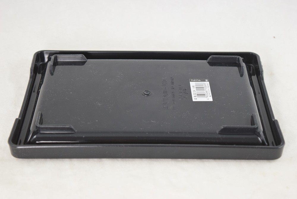 Japanese Rectangular Black Plastic Humidity/Drip Tray for Bonsai Tree 8.5"- 18"