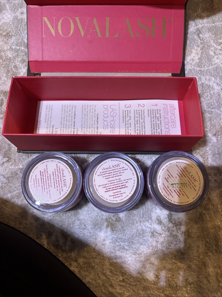 Novalash Aftercare Kit Box Set Eyelash Extensions