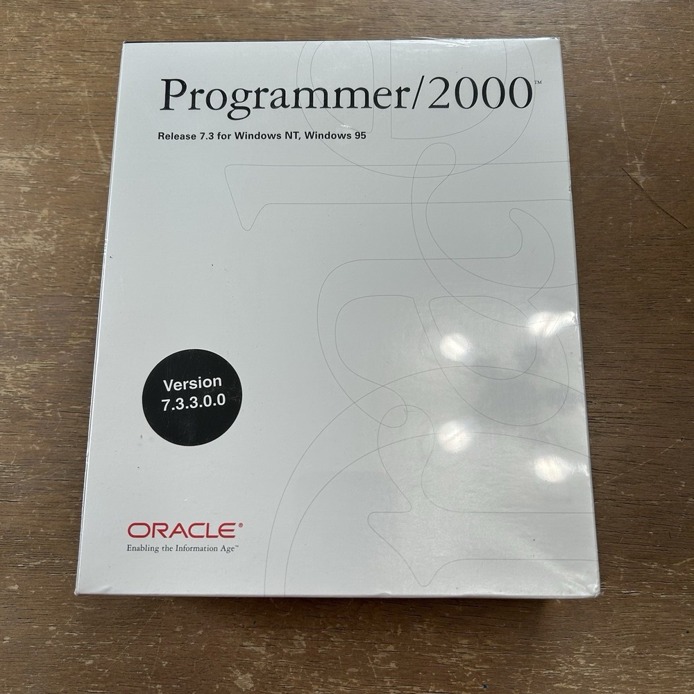 NIB ORACLE Programmer 2000 Version 7.3 for Windows 95 /Windows NT SEALED