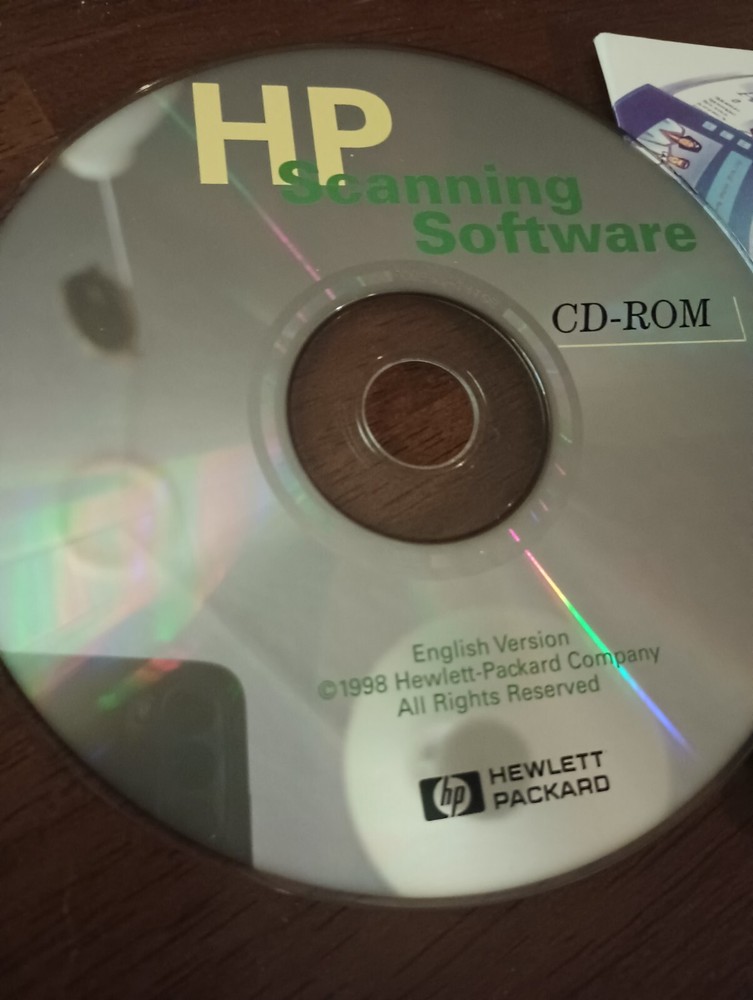 Vintage 1998 HP Scanning Software Precision Scan Pro on CD