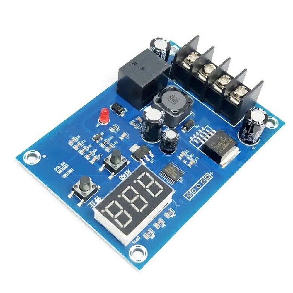 2x Battery Charge Controller Protection Module w/ LED Voltmeter XH-M603 12V 24V