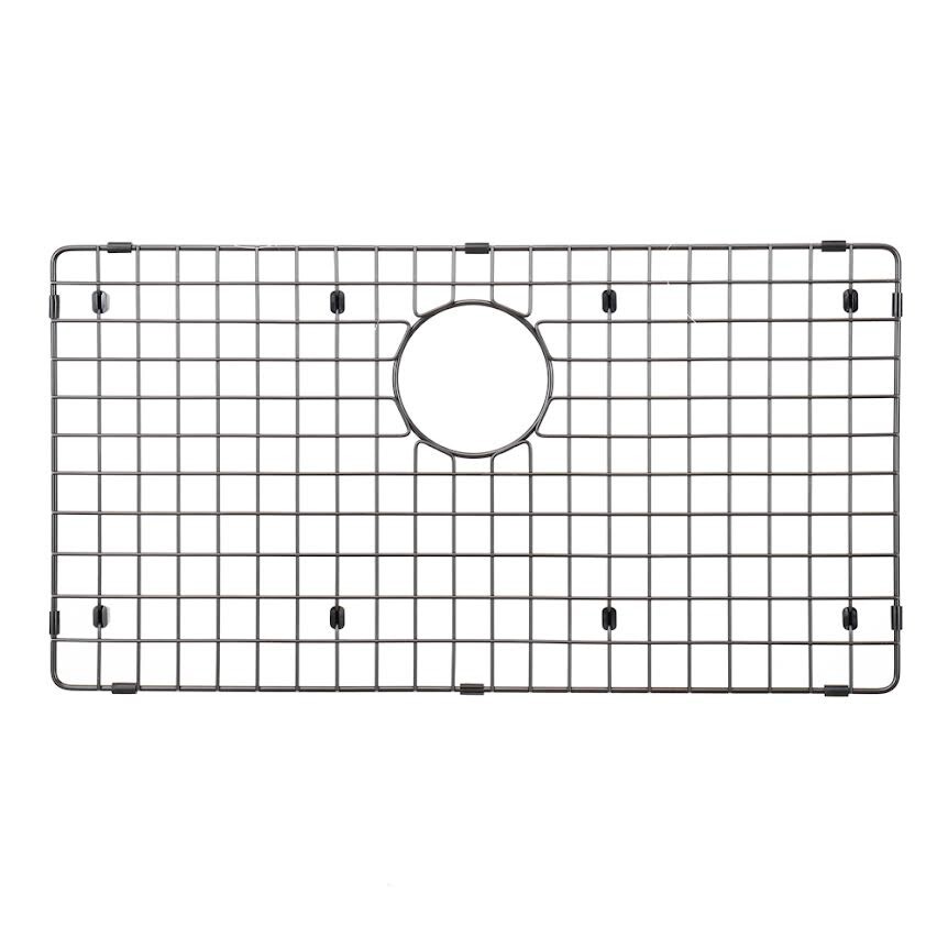 Starstar Sinks Protector Matte Black Stainless Steel Kitchen Sink Bottom Grid