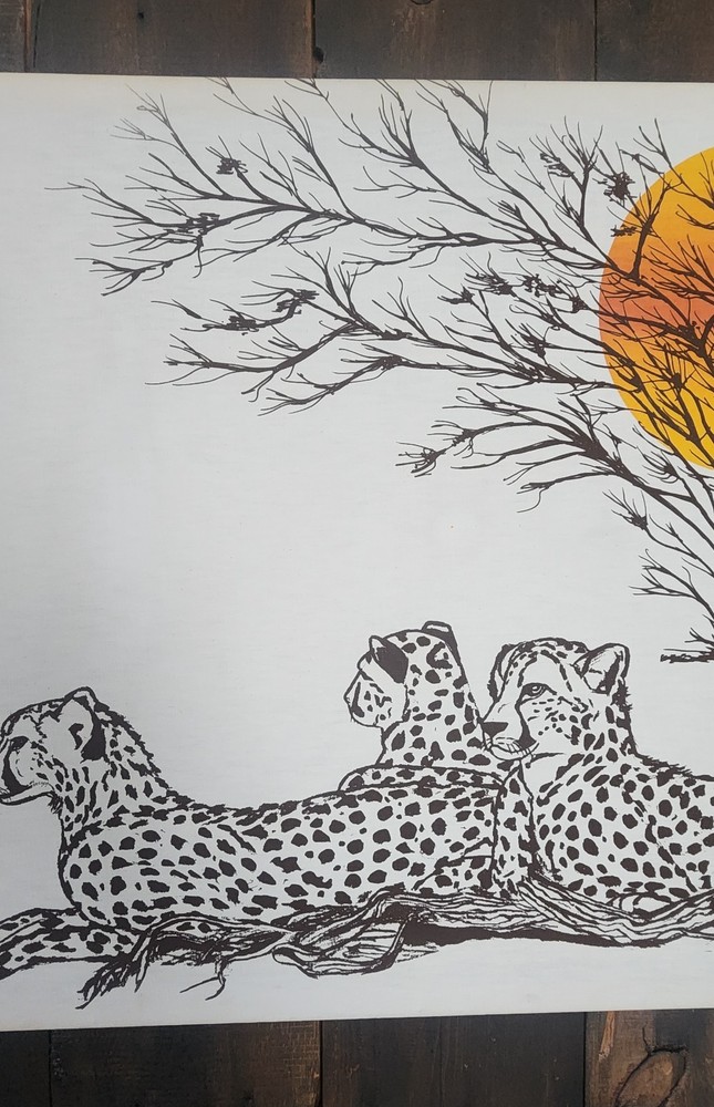 MCM Fabric Wall Art Cheetahs by E. Taylor