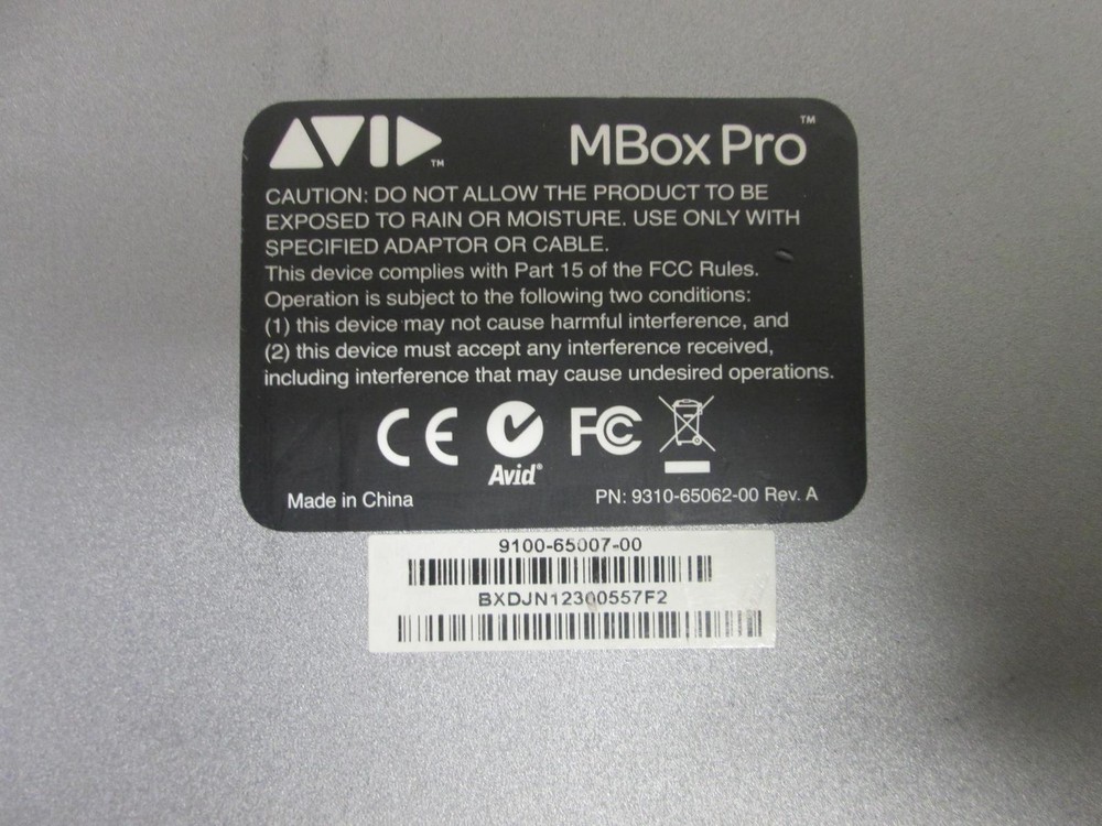AVID 9100-65007-00 MBOX PRO