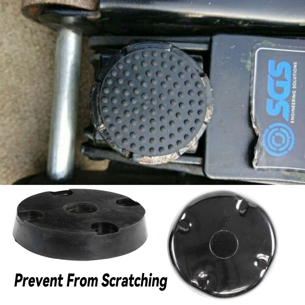 Floor Jack Saddle Rubber Pad Point Fit 4 Tons Jacks Adapter Lifting Protector