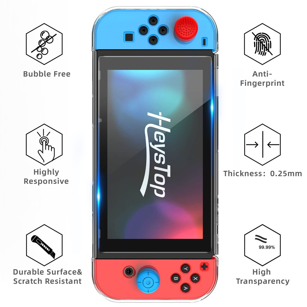 Case For Nintendo Switch Carry Case Pouch with Case HD Switch Screen Protector