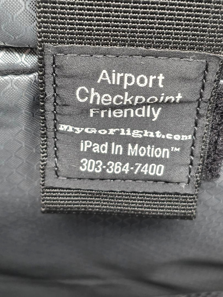 True North iPad In Motion Black Top Handle Backpack