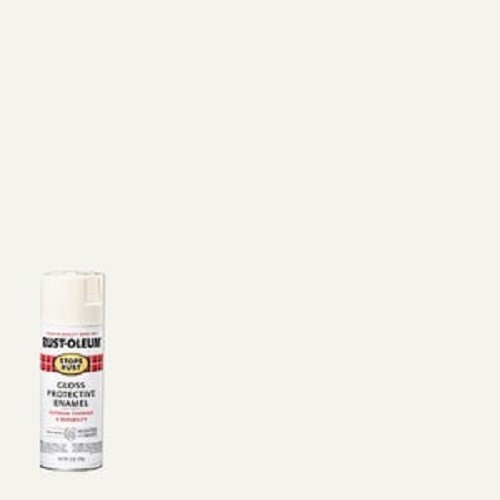 (12- Pk) Rust-Oleum Stops Rust 12 Oz. Canvas White Gloss Anti-Rust Spray Paint
