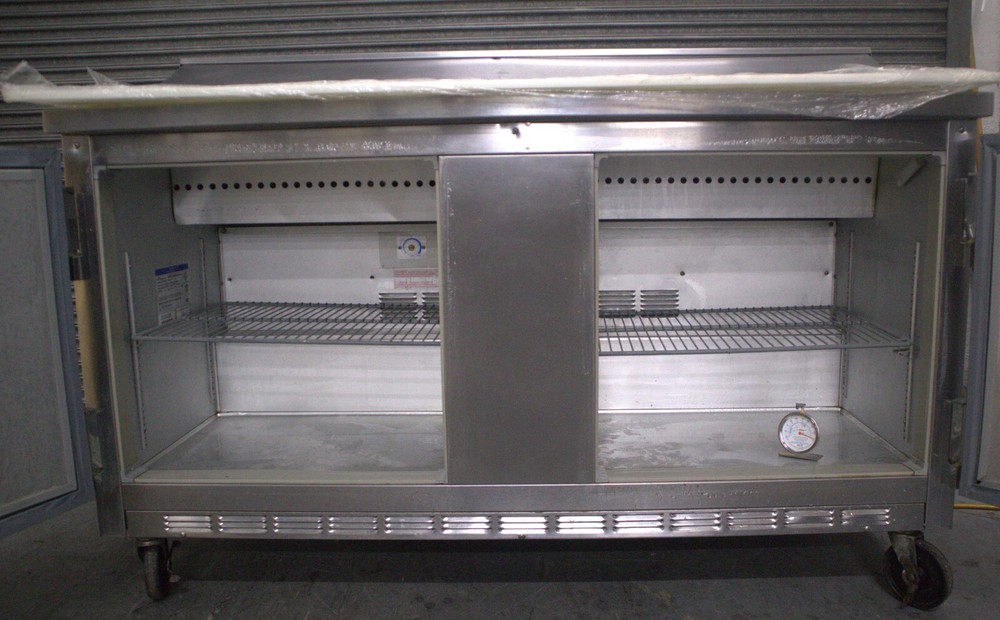 Beverage -air Refrigerated Counter/Sandwich Prep Table, two-section