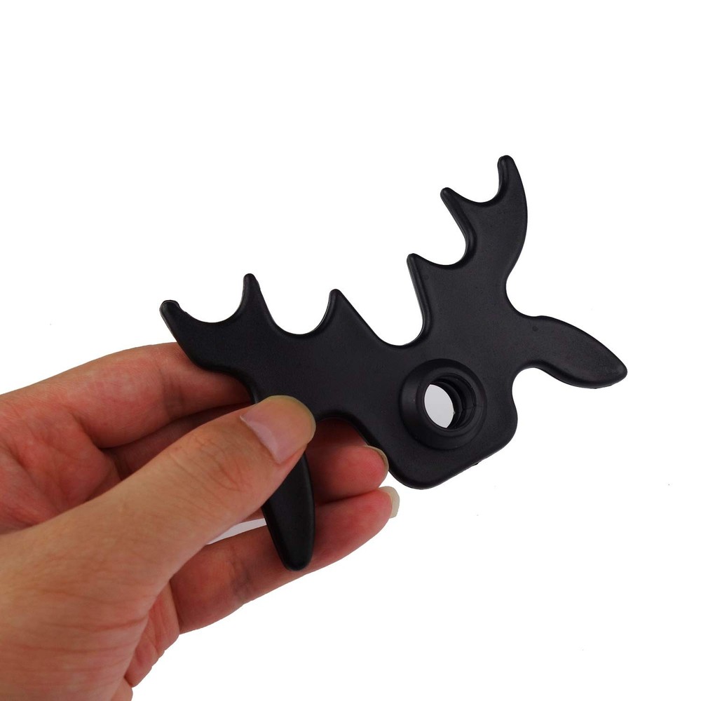 4 Pack Plastic Moosehead Pool Cue Bridge Head