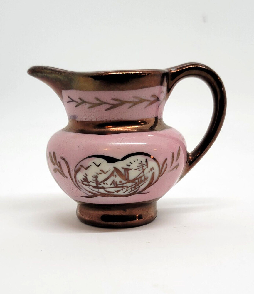 Pavelco Hand Painted 2 Ceramic Creamer w/ Handle