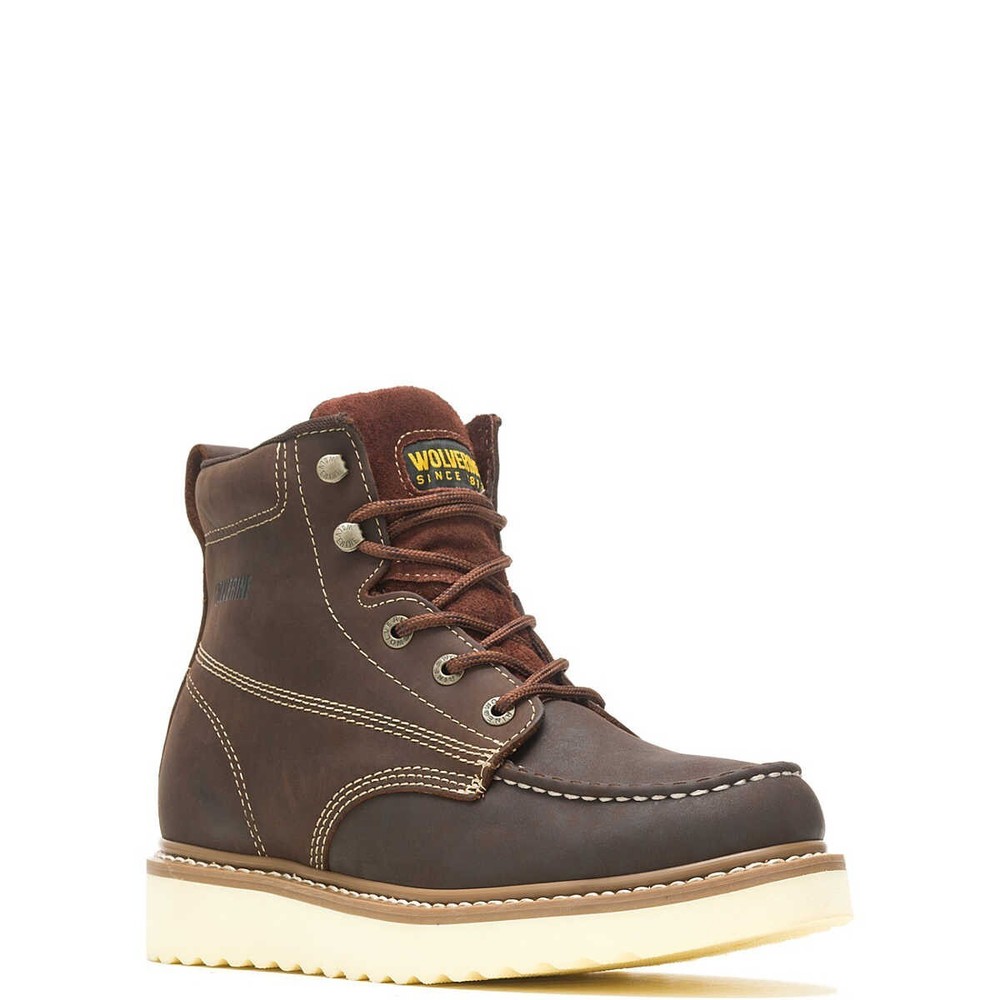 *WOLVERINE* Men's Loader 6" Wedge Boot-SOFT TOE- W10744