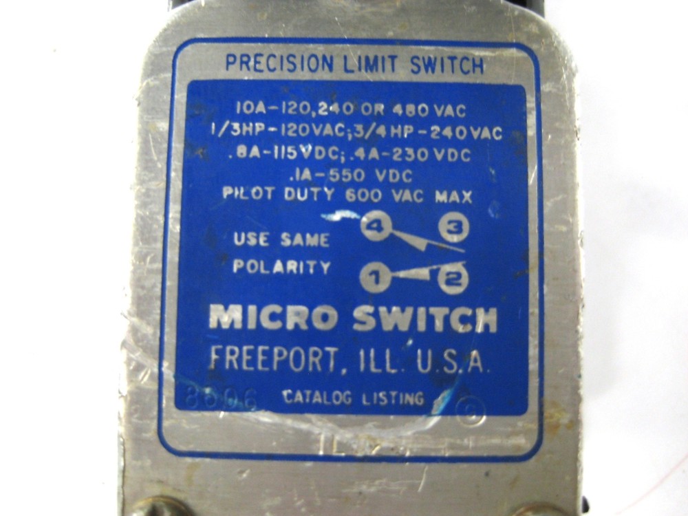HONEYWELL 1L23 LIMIT SWITCH UNMP