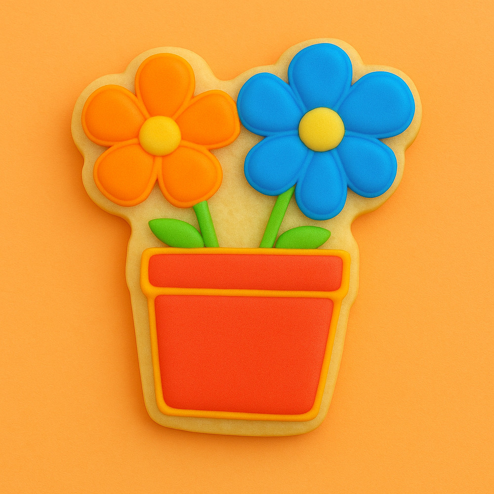 Flower Pot Cookie Cutter