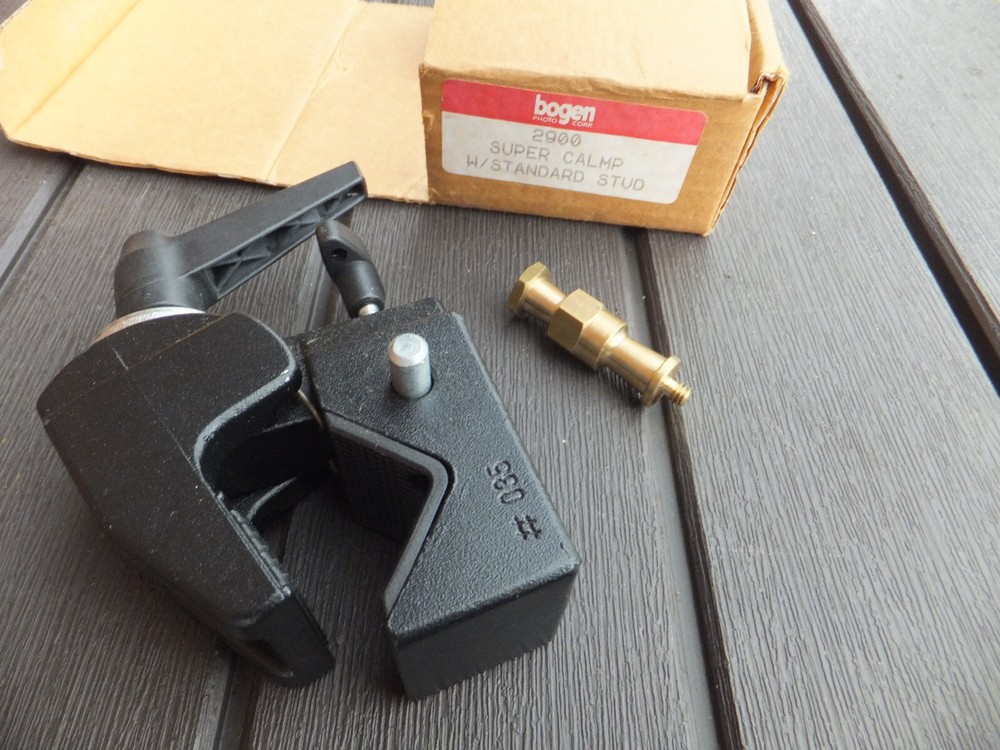 Bogen 2900 Super Clamp Art. 035 W/ Standard Stud - Lighting Support