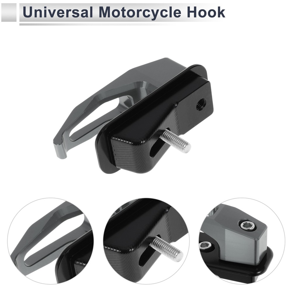Motorcycle Storage Hook 1 Set Titanium 78mm