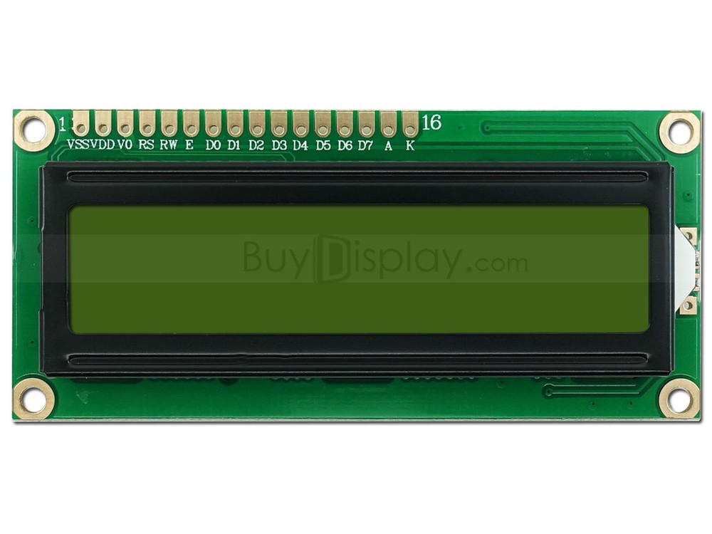 5V 16x2 1602 LCD Character Module Display w/Tutorial,HD44780,Bezel,Backlight