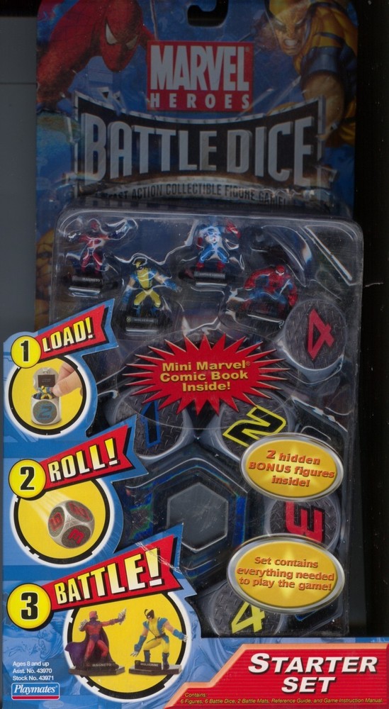 Marvel Heroes Battle Dice Starter Set MINT Battledice