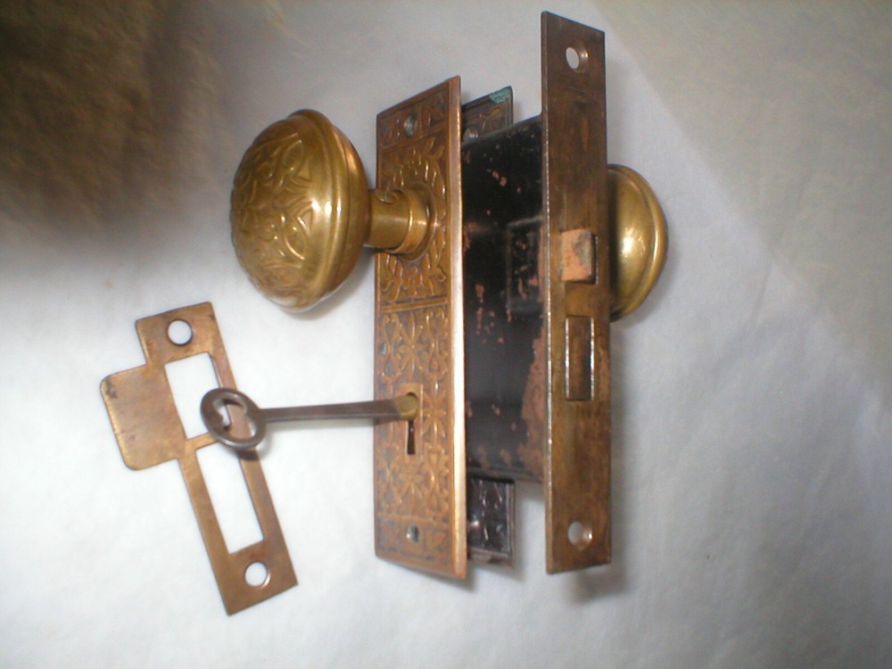 Antique Victorian Era Door Hardware