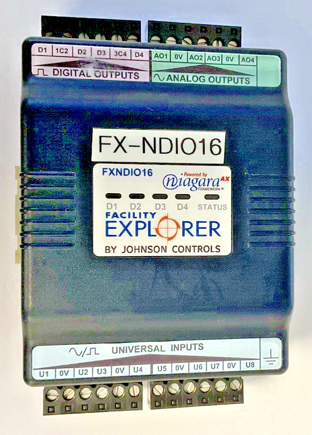 JOHNSON CONTROL FXNDIO16 EXPANSION I/O MODULE